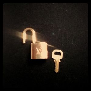 Louis Vuitton authentic lock and key